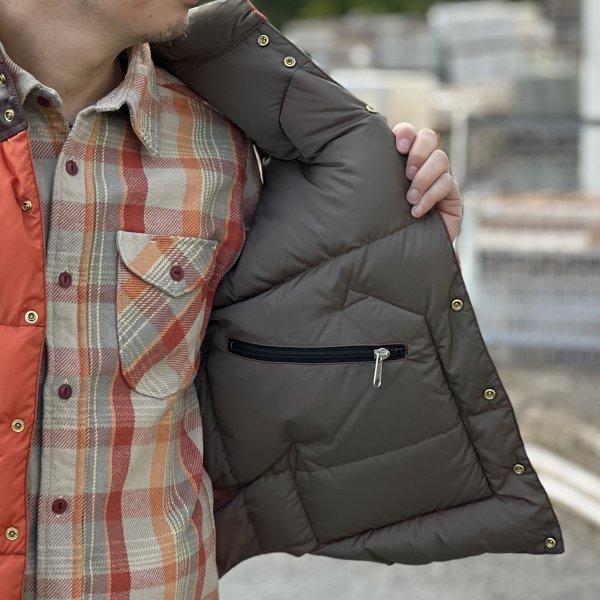 WAREHOUSE ウエアハウス×ロッキーマウンテン NYLON DOWN VEST WAREHOUSE ウエアハウス×ロッキーマウンテン NYLON DOWN VEST