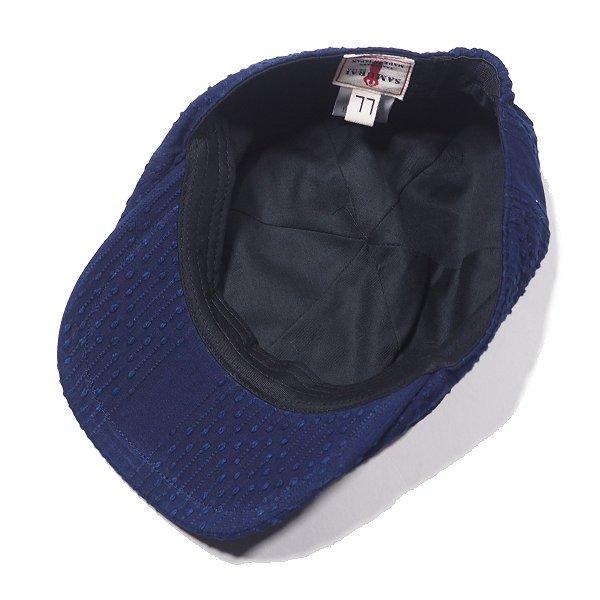 サムライジーンズ 太刺し子ハンチング キャップ 帽子 SJ301HN21