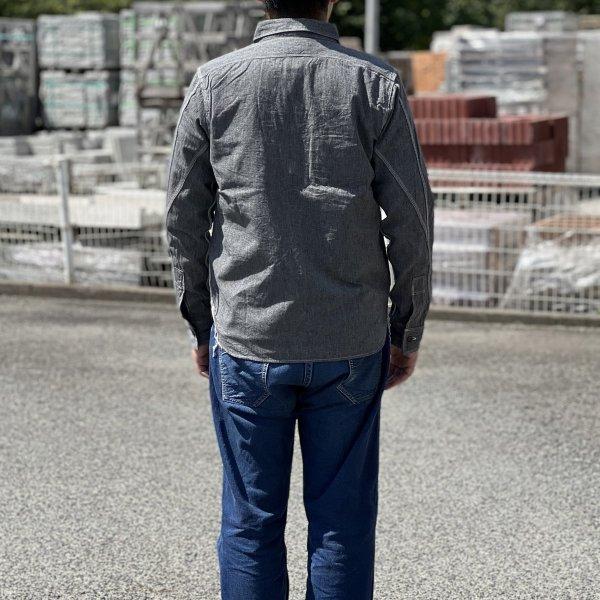 CUSHMAN サムライジーンズ SJCBS23 撚り杢セルビッチ シャンブレー  