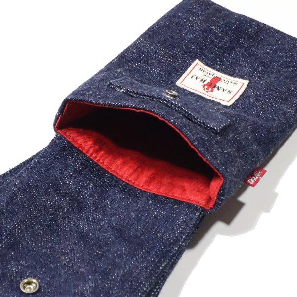 SAMURAI JEANS デニム製スマホケース サムライジーンズ [ネコポス送料200円][セルロイド別注]サムライ