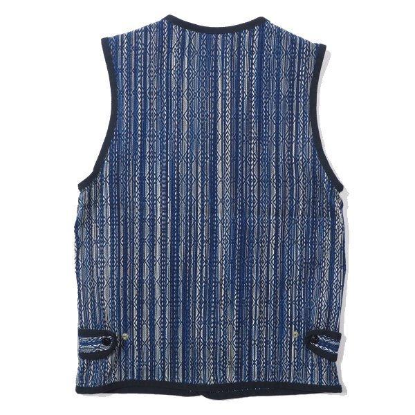サムライジーンズ 藍絣刺し子ベスト SJVT18-KS SAMURAI JEANS