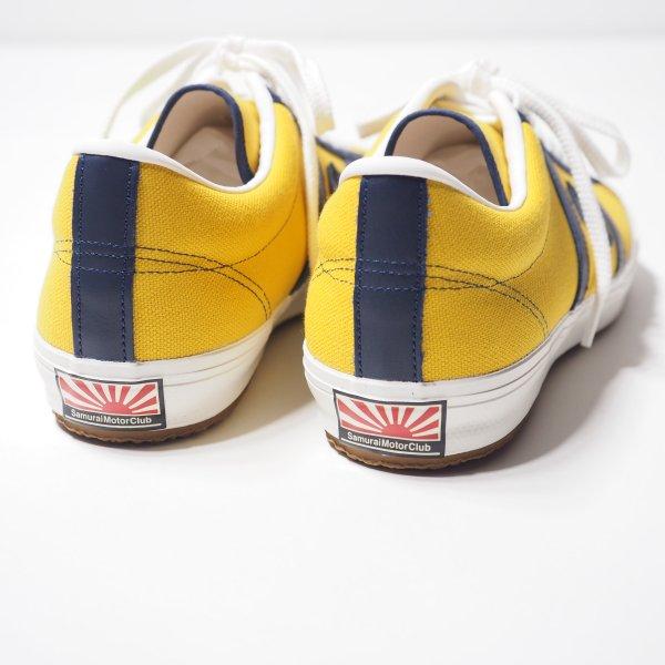 サムライジーンズ 自動車倶楽部 キャンバス レザー 国産スニーカー