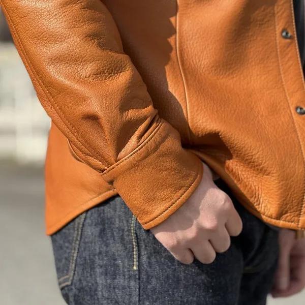 ワイツーレザー SS-13 STEER OIL WESTERN SHIRT ステアオイル