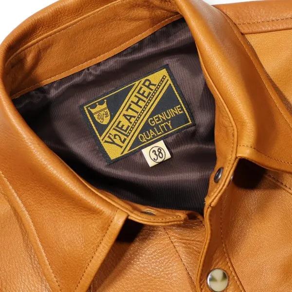 ワイツーレザー SS-13 STEER OIL WESTERN SHIRT ステアオイル