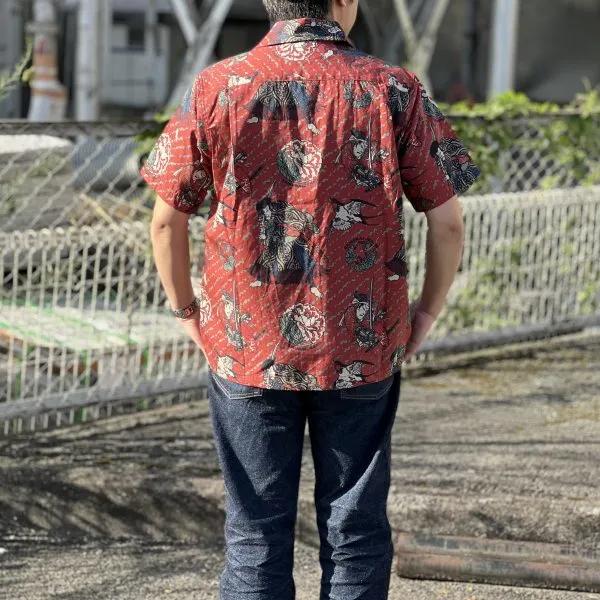 サムライジーンズ SSA24-02 侍柄ハワイアンシャツ アロハ SAMURAI