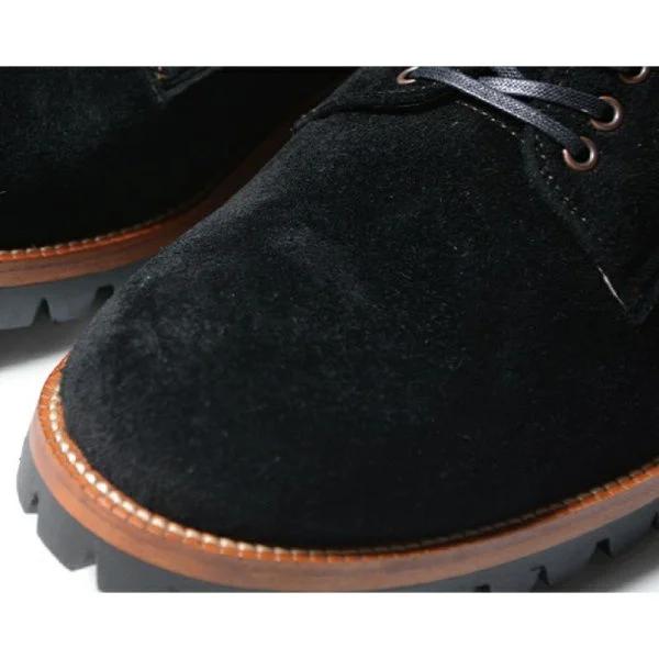 新品 DALEE'S & CO STACKMAN.STKブーツ Black 9 ダリーズ＆コー STACKMAN.STK スタックマン ホースハイドスエード