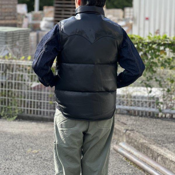ワイツーレザー ステアオイル×ホースハイド ダウンベスト STEER ワイツーレザー ステアオイル×ホースハイド ダウンベスト STEER
