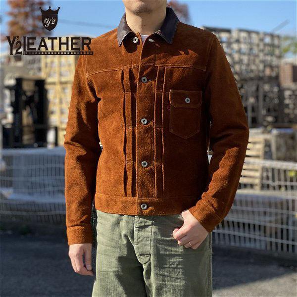 セルロイド別注 ワイツーレザー Y'2 LEATHER ステアスエード 1st