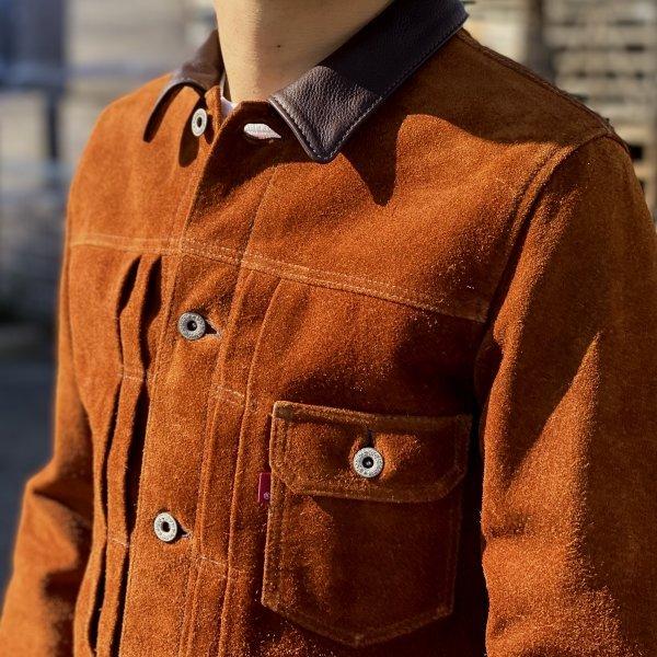 セルロイド別注 ワイツーレザー Y'2 LEATHER ステアスエード 1st TYPE