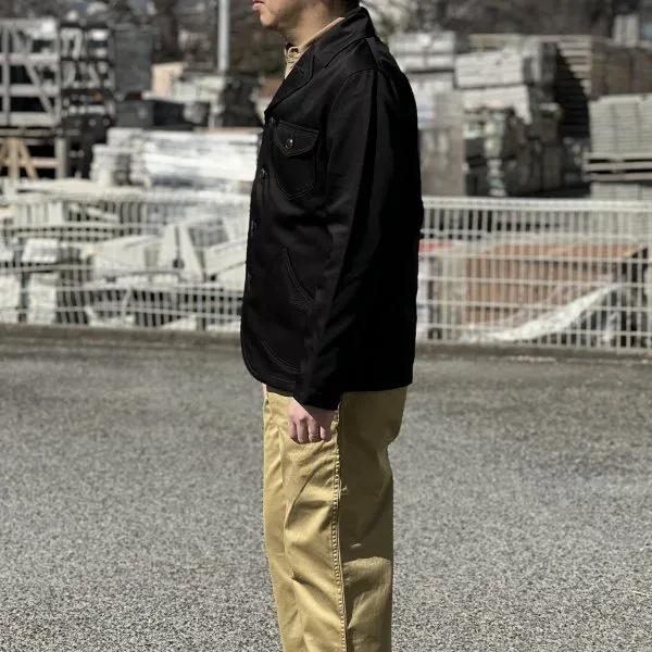 DALEE’S&CO ダリーズ サックジャケット Lサイズ ダリーズ＆コー ダリーズ&コー 10s SACK JACKET TICK.BLK