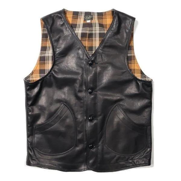 ダリーズ＆コー TRAILSMAN 1910s FRONTIER VEST 馬革 ホースハイド レザーワークベスト DALEES&CO 2026年新作の画像