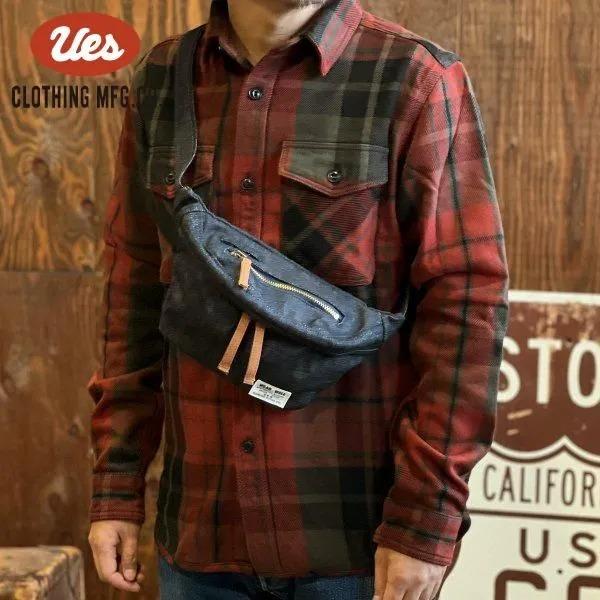 UES（ウエス） WB-1 デニム ウエストバッグ ショルダーバッグ DENIM