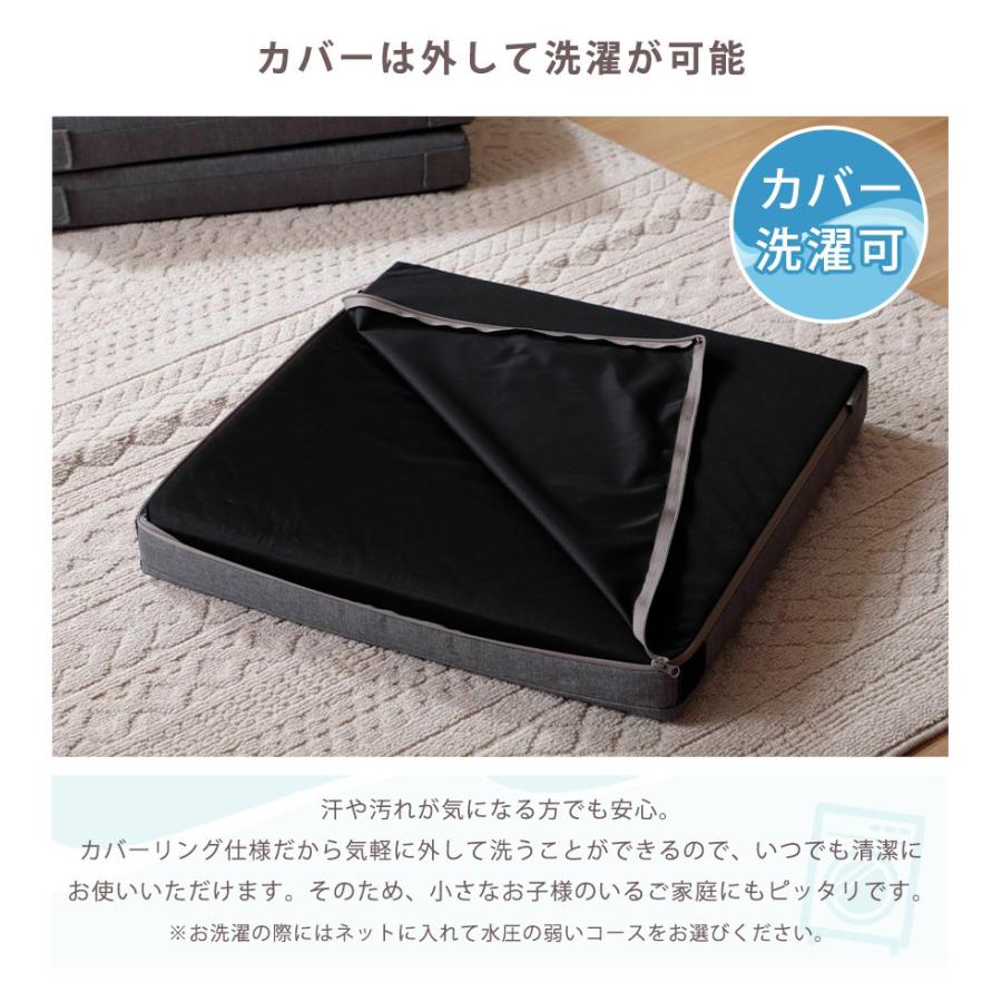 セルタン フロアクッション 3WAY クッション マットレス 座布団 座椅子
