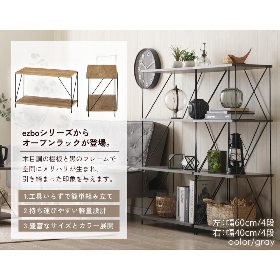 不二貿易（Fuji Boeki） ezbo イジボ ラック ワイヤーラック 幅60cm 2