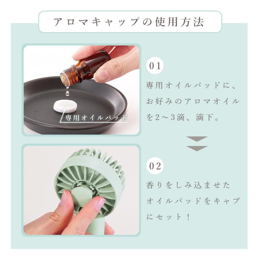 Toffy ハンディファン 扇風機 おしゃれ 小型扇風機 ミニ扇風機