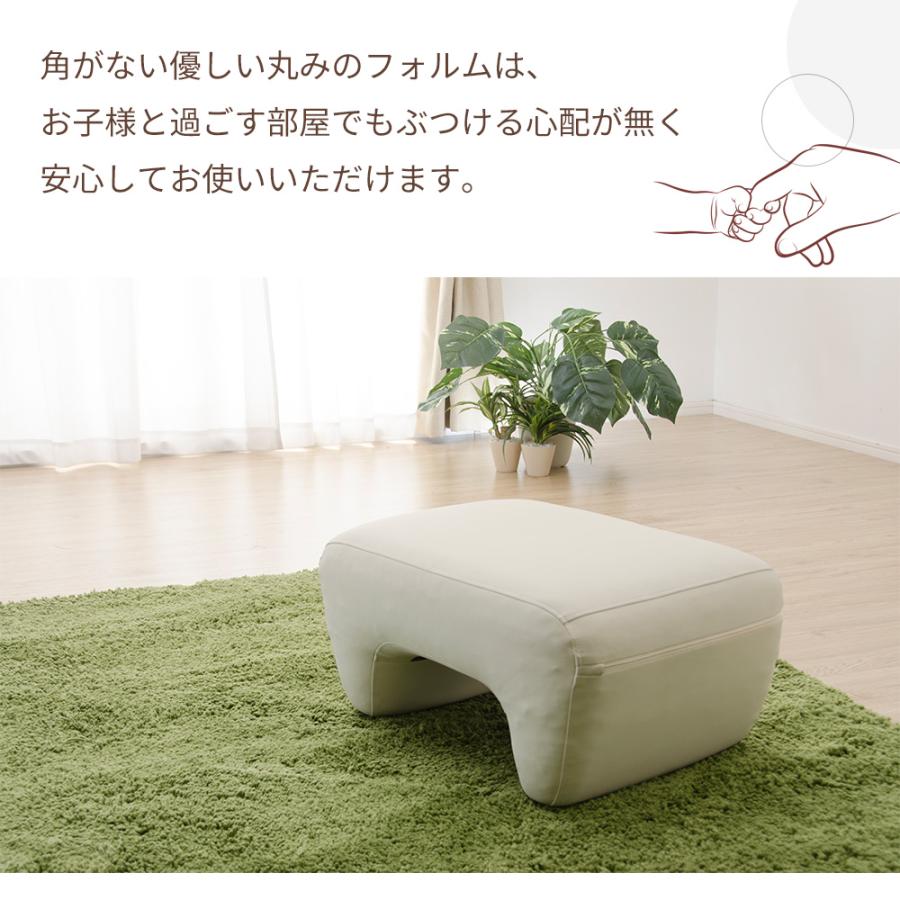オットマン スツール おしゃれ サイドテーブル 腰かけ 脚置き 足置き カラー 日本製 椅子 チェア 合皮 a220 | セルタン | 08