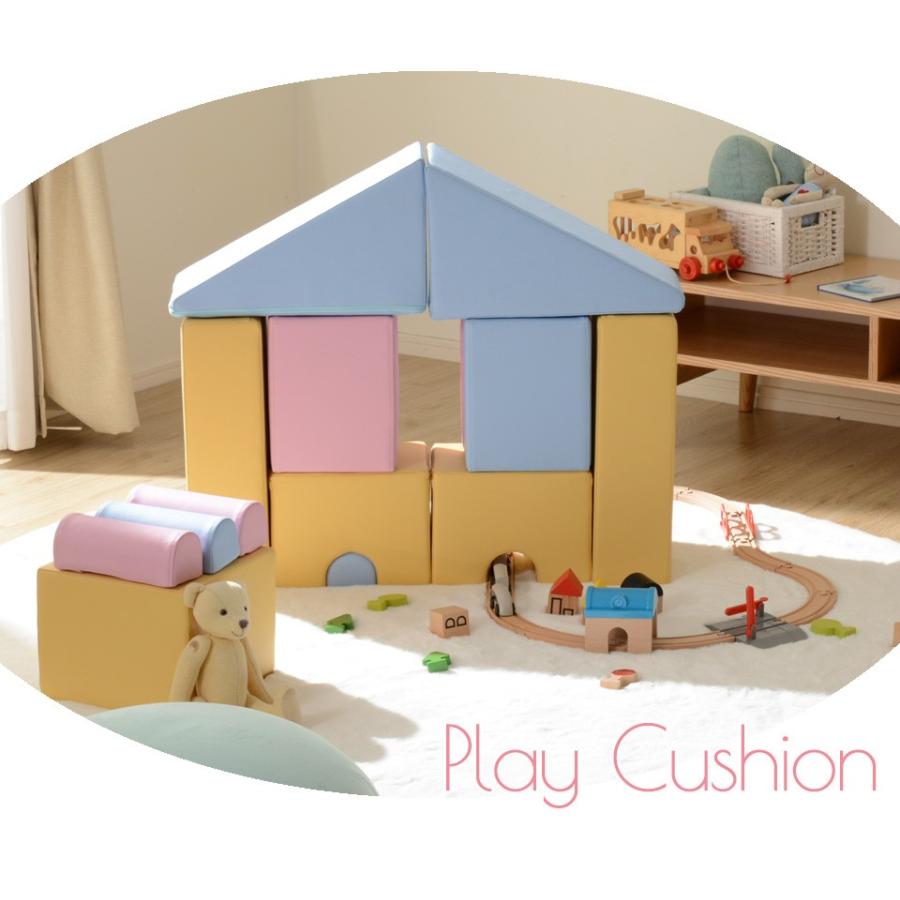 積み木 クッション 8個セット ソフトブロック 日本製 おもちゃ
