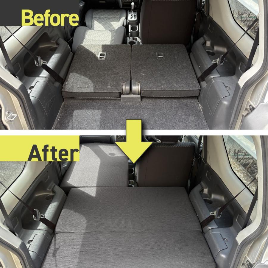 車中泊 マット ジムニー JB23W 専用 助手席フラットマット 座席シート