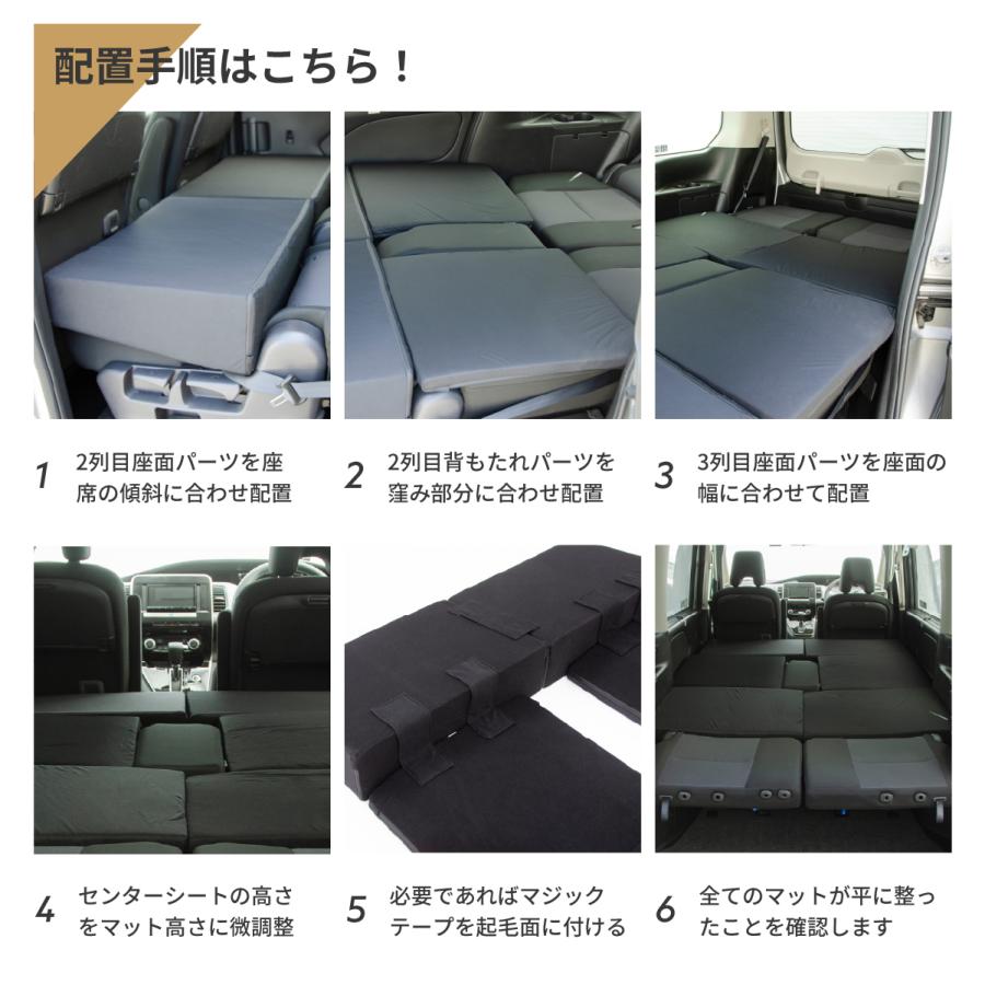 車中泊 マット セレナC27 8人乗り専用 座席シートフラットマット 車中泊 マット セレナC27 8人乗り専用 座席シートフラットマット