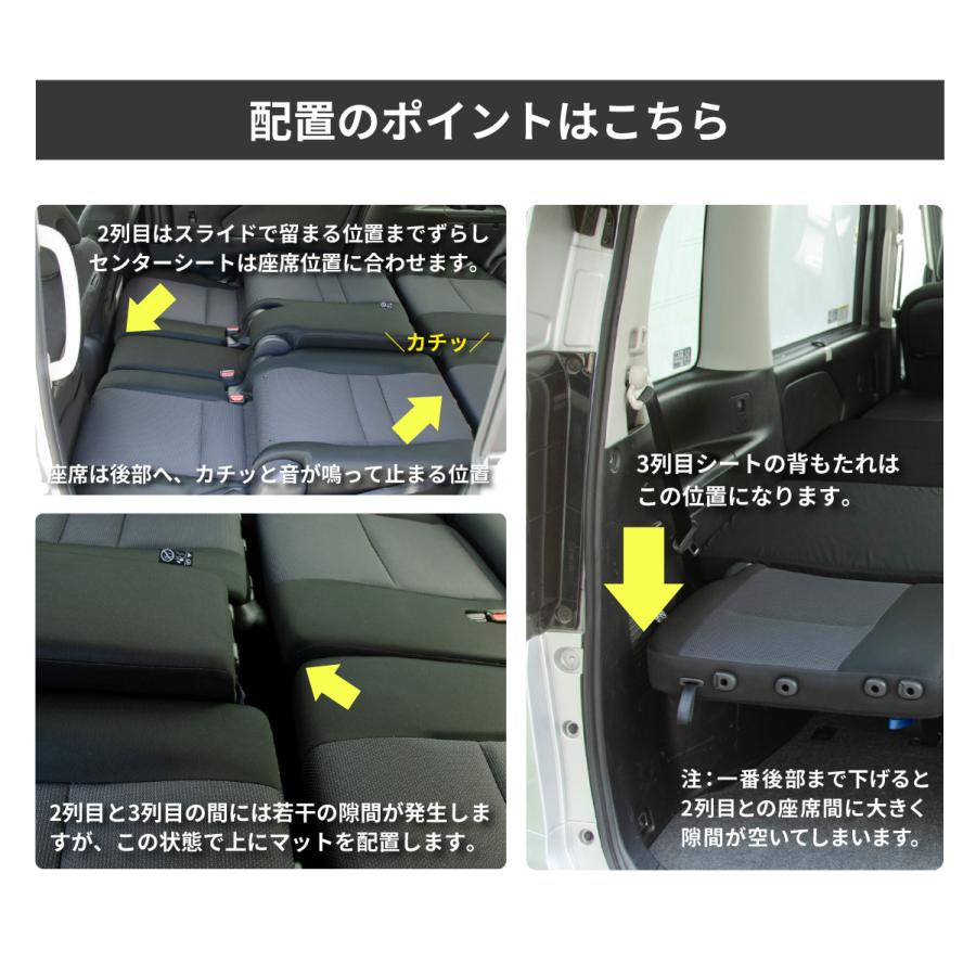 車中泊 マット 日産 セレナ C27型 専用 グッズ セットフラットマット＋