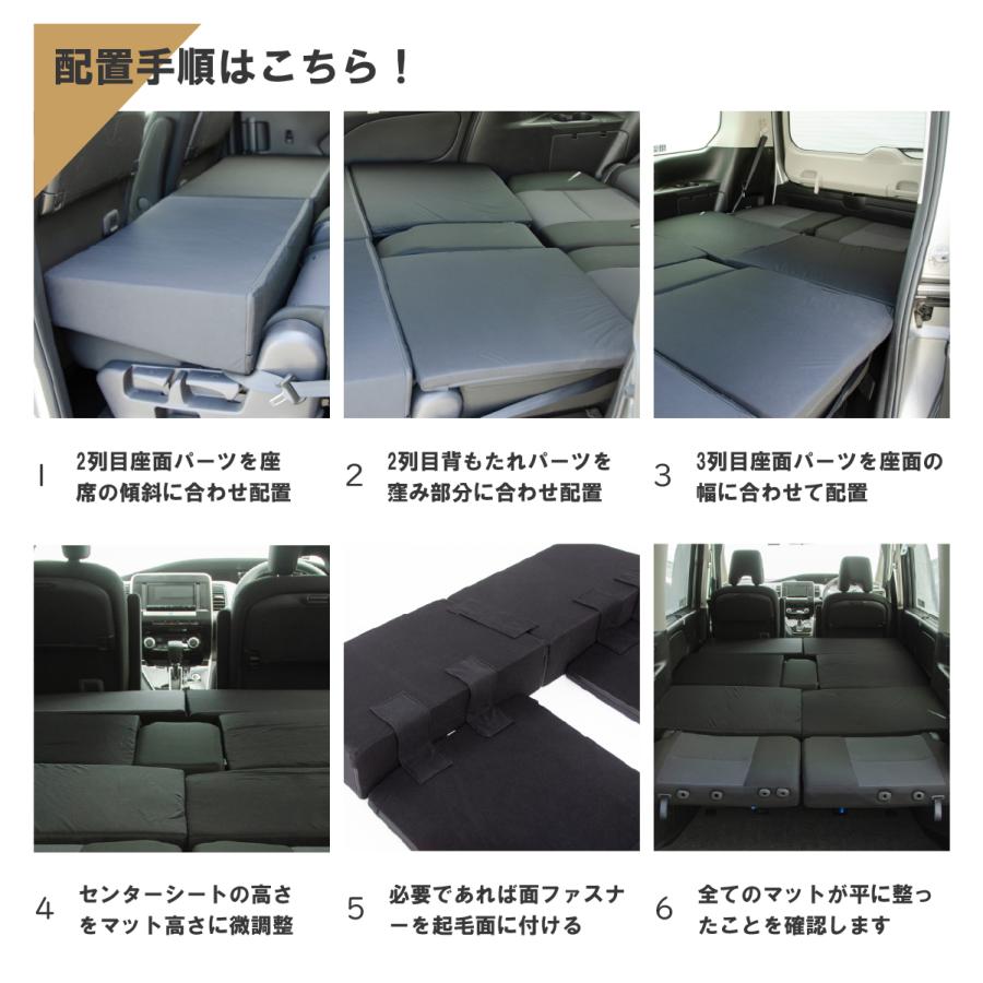 車中泊 マット 日産 セレナ C27型 専用 車中泊グッズ セットフラット