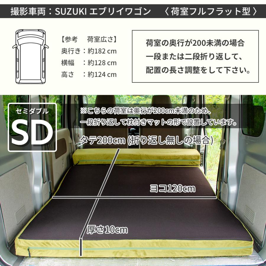 車中泊 マット トヨタ ノア ヴォクシー 80系 8人乗り 専用 車中泊