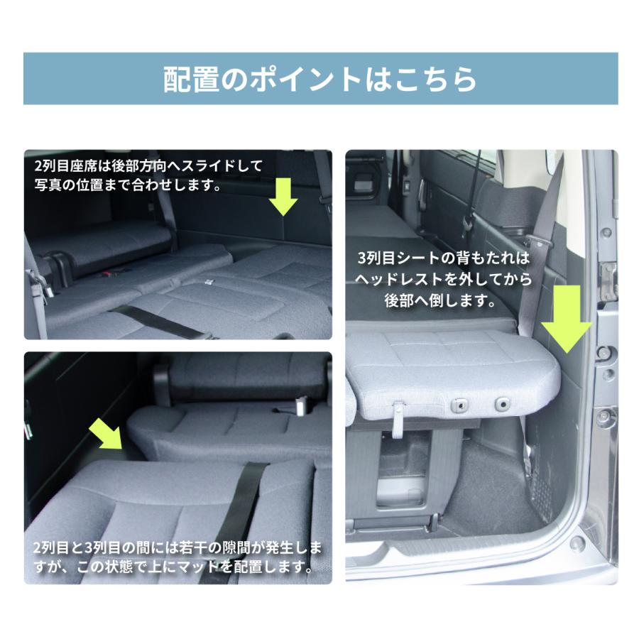 車中泊 マット ステップワゴンRP6.7.8型 8人乗り専用 フラットマット RP6 RP7 RP8 段差解消 HONDA 車中泊グッズ NOMAD BASE A1608-8 超PayPay祭 |  | 08