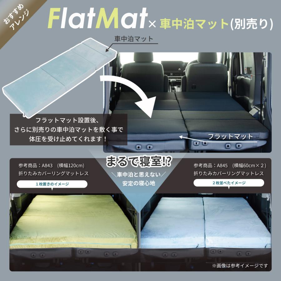 車中泊 マット ノア90系 グレードG/X/SG 7人乗り専用 フラット