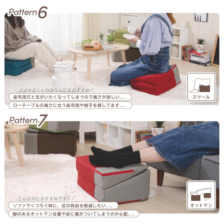 CBC49 シンプルモダン 69cmスクエア型 オットマン フェザークッション CBC49 シンプルモダン 69cmスクエア型 オットマン フェザー