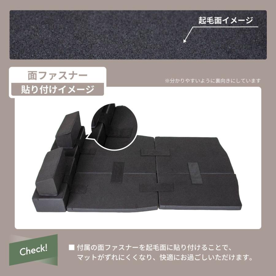 車中泊マット 車中泊 ヴェゼル RV3/4/5/6 5人乗り専用 全席用 フラット