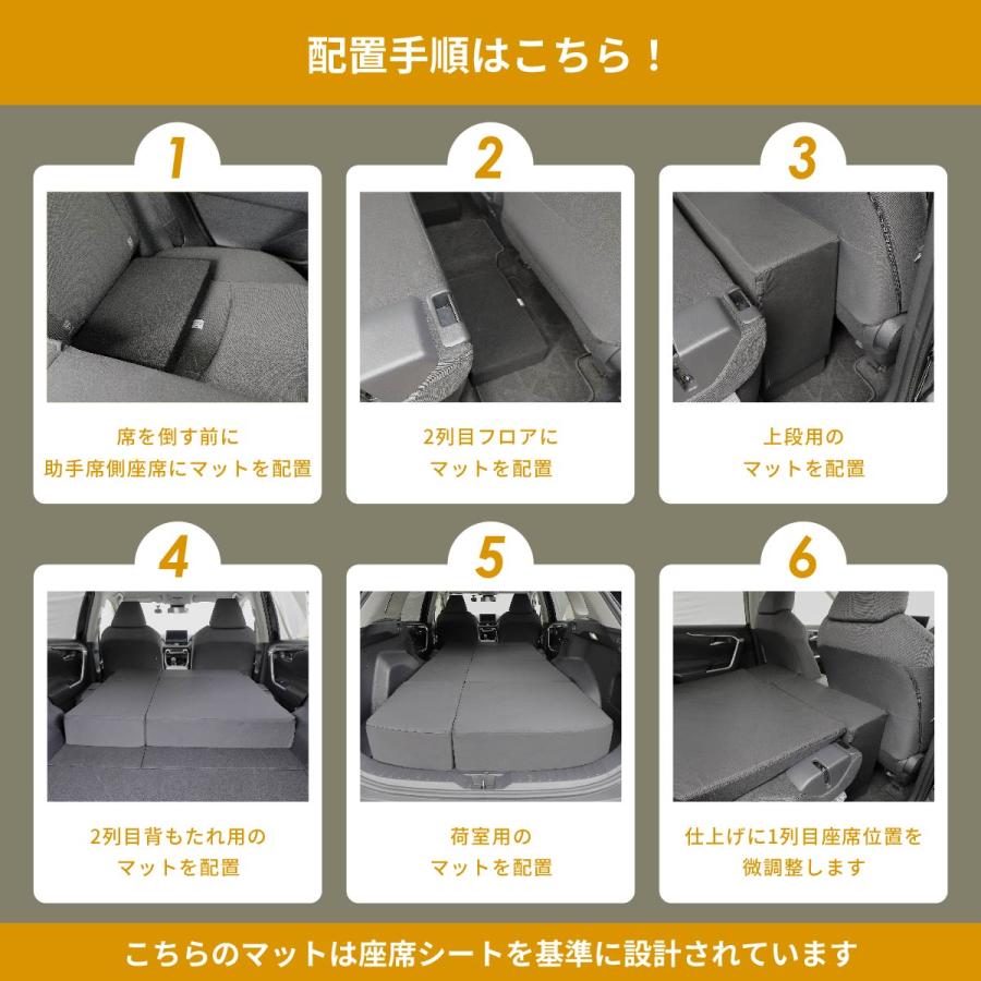車中泊マット 車中泊 RAV4 ラヴフォー MXAA54/MXAA52/AXAH54/AXAH52