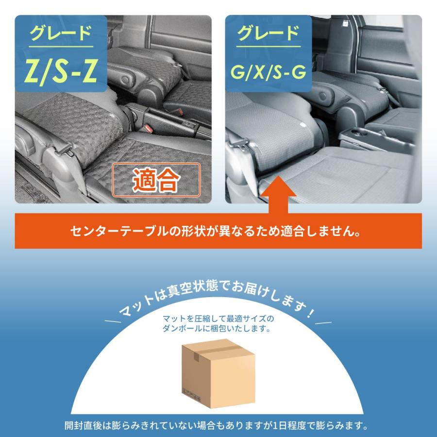 車中泊 ノア ヴォクシー フラットマット 90系 グレードZ/S-Z 7人乗り 全席用 車中泊グッズ 段差解消 トヨタ NOMAD BASE A1622-7の画像