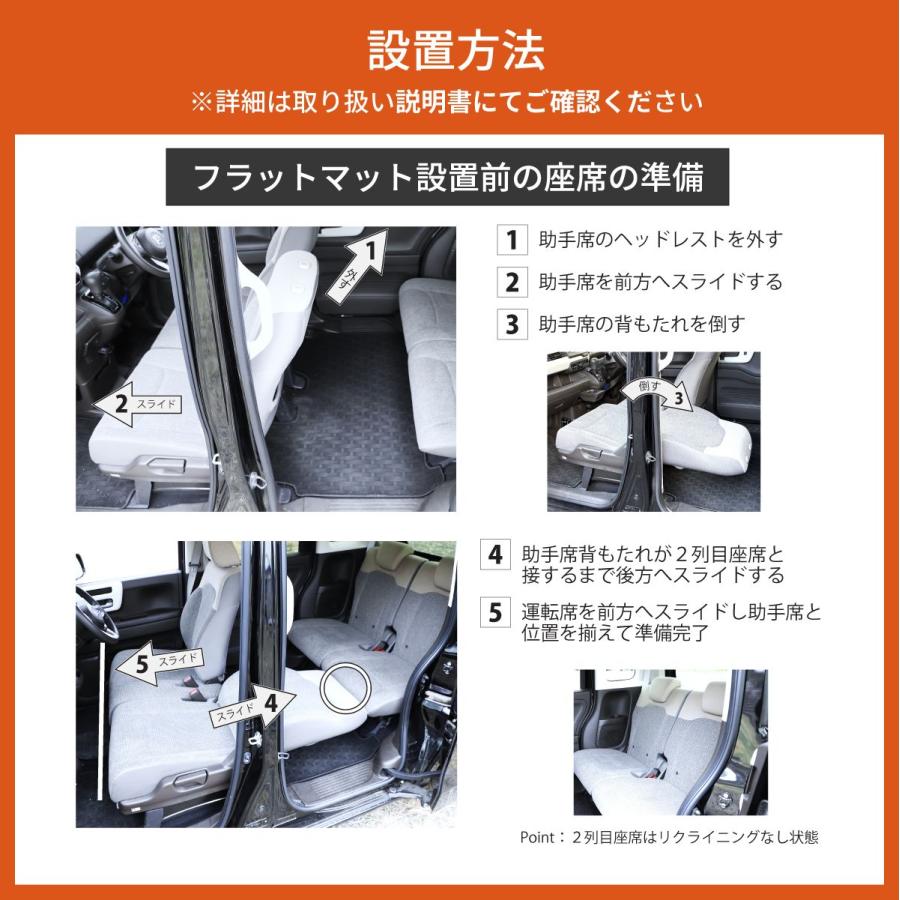 車中泊 N-BOX フラットマット JF3 JF4 ベンチシート仕様 助手席用 車中泊グッズ 段差解消 ホンダ NOMAD BASE A1626 超PayPay祭 |  | 19
