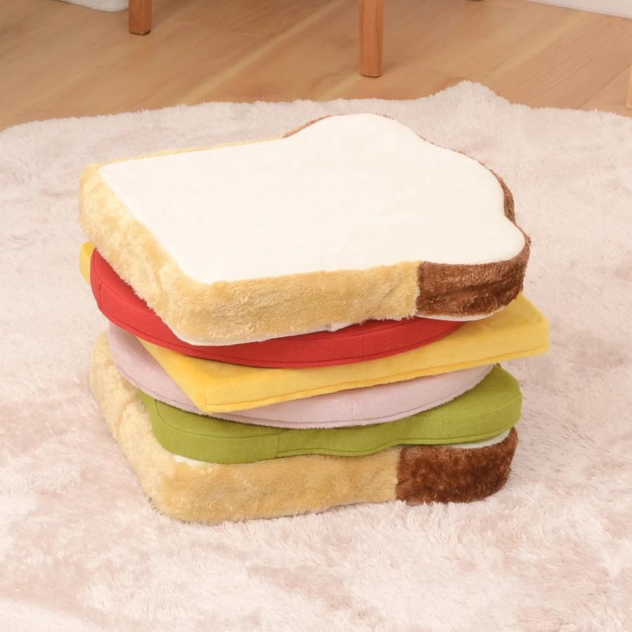 食パン　セルタン　クッション　座布団　椅子　イス　インテリア セルタン クッション かわいい 食パン サンドイッチ パン 低反発