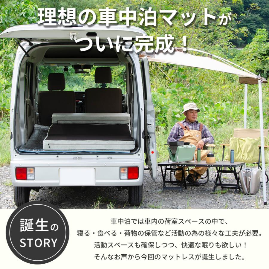 車中泊 マット 軽自動車 シングル S 幅100cm 車中泊 マット 折りたたみ 車中泊グッズ 車中泊 用品 シングル 腰痛 防災グッズ NOMAD BASE A844 超PayPay祭 |  | 06