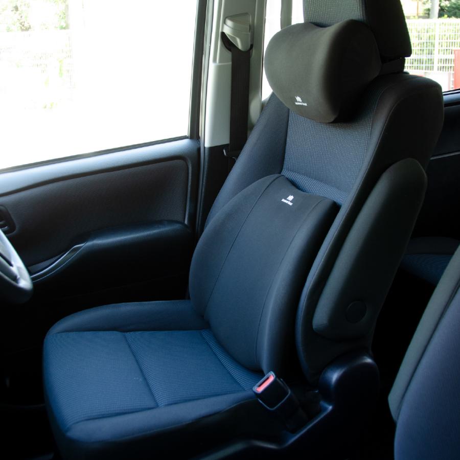車中泊用クッション4枚セット 傾斜対応 カー用品 車用シートクッションセット 車用ネッククッションと車用腰用