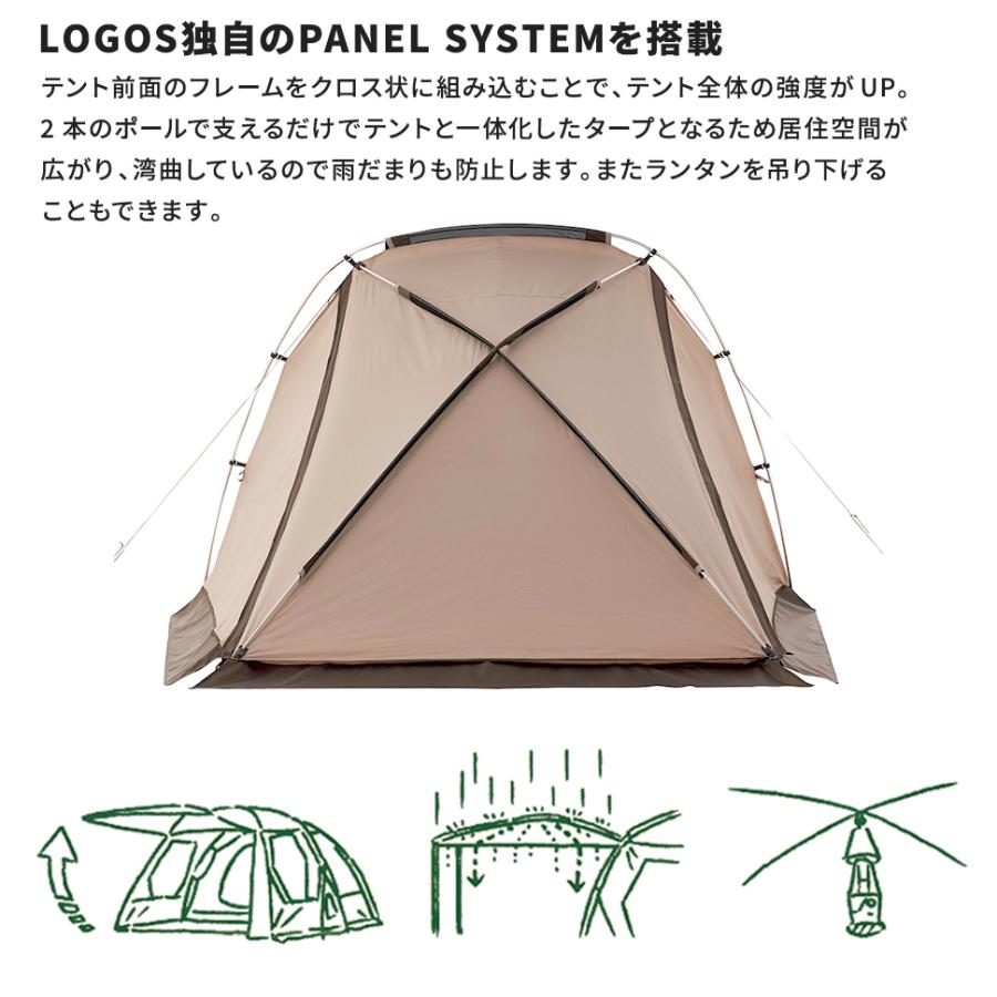 アウトドア テント セット Tradcanvas DX・PANEL オーニングプラトーXL キャンプ｜cellutane-tt｜04