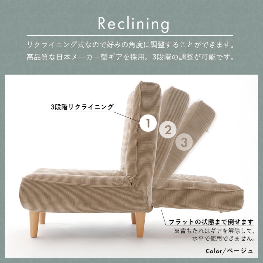 ハイバックソファ 1人掛け リクライニング ソファ 座面やわらかめ シンプル おしゃれ ヴィンテージ  1P ローソファ ポケットコイル コンパクト 日本製の画像