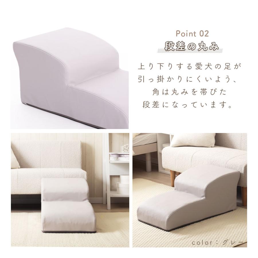 【送料無料】さざなみ ペットスロープ ドッグスロープ 犬 ステップ 階段 おしゃれ 高さ36cm 階段 スロープ 犬用 ゆるやか スロープ 犬 ペット用 段差 踏み台 ドッグステップ ペットステップ 踏み台 ソファー 介護 小型犬 老犬 室内犬 段差解消 ヘルニア 脱臼 高齢犬【RSL】 ドッグステップ ペットスロープ スロープ ペット階段 ペット用ステップ わんちゃん踏み台 犬用踏み台 2段 トイプードルモデル 小型犬 老犬 :  セルタンヤフー店 - 通販 - Yahoo!ショッピング
