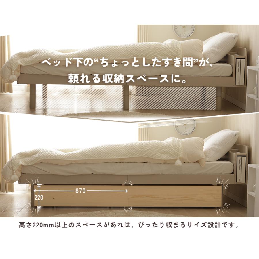 セルタン ベッド下収納ボックス 収納ケース 引き出し収納 2杯セット 