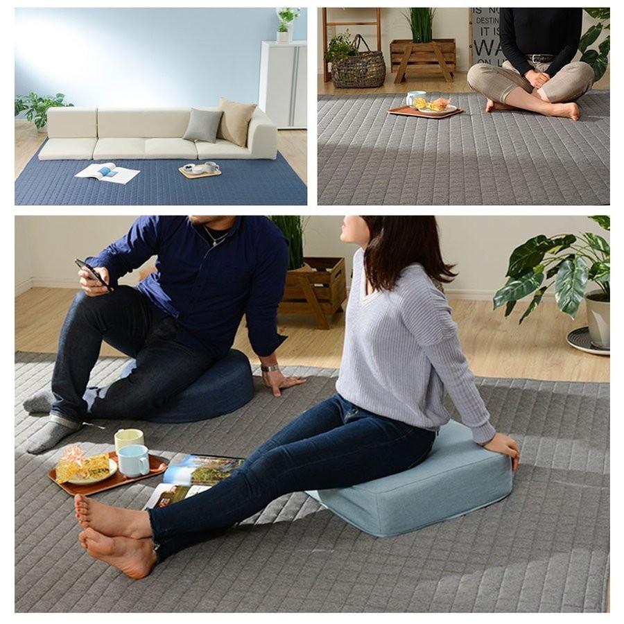 セルタン ラグ 洗える おしゃれ 大サイズ 190×190cm b86-rug