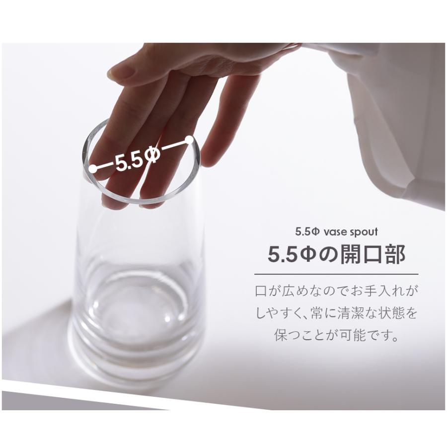 Clay（クレイ） 花瓶 花器 コニカグラス CONICAGLASS Sサイズ クリア