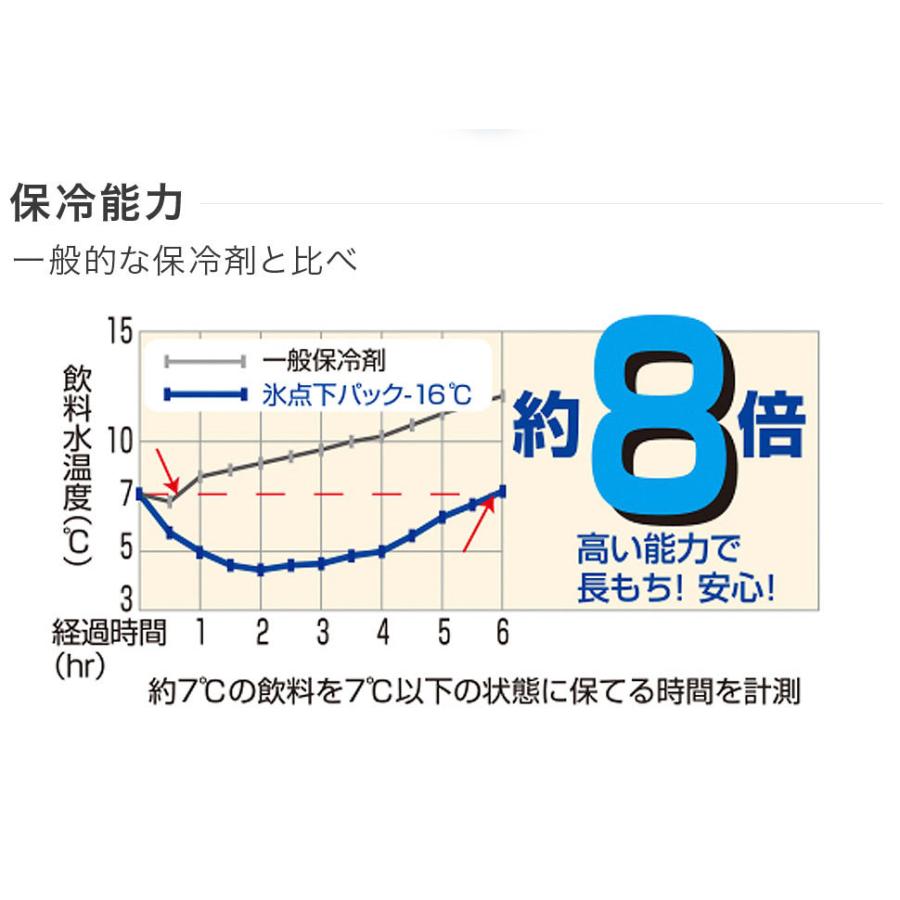 ロゴス LOGOS ２個セット 氷点下パックGT-16℃・ハード900g アウトドア キャンプ 防災 保冷剤｜cellutane001｜05