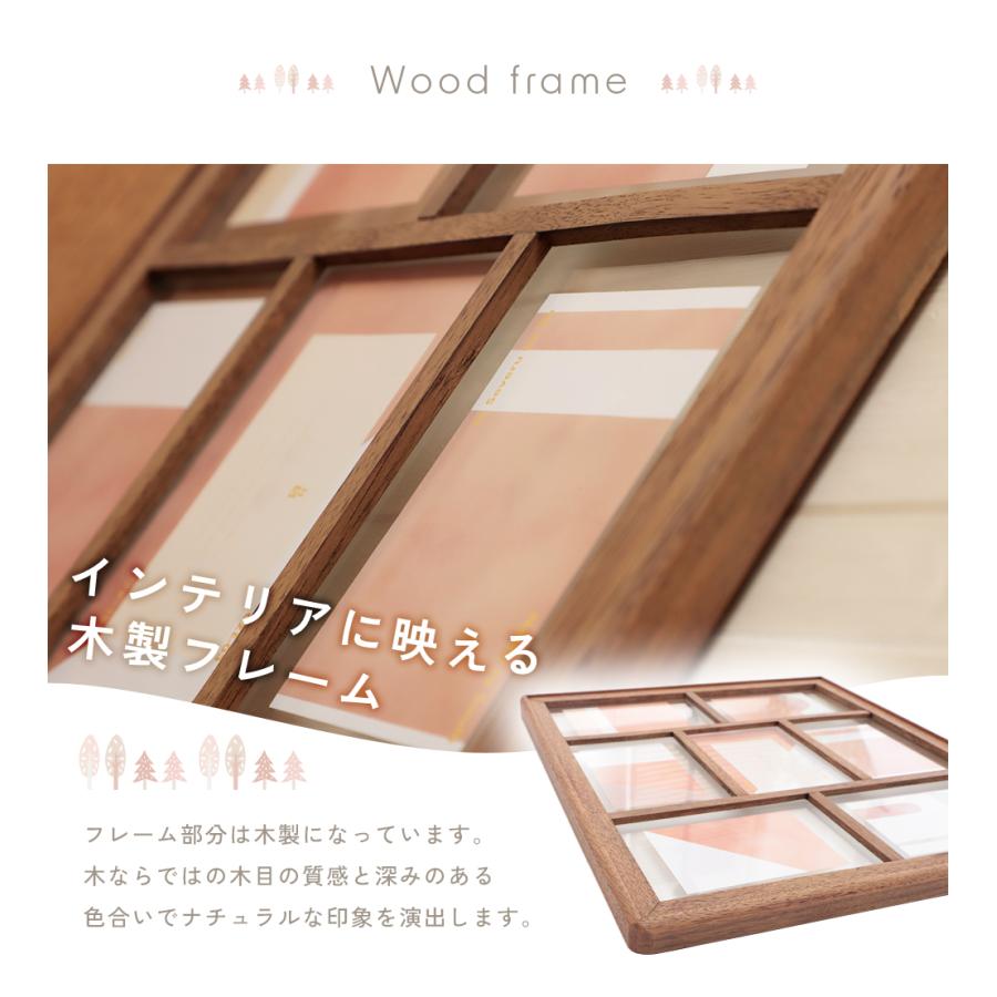 セルタン フォトフレーム 写真立て ポストカードサイズ 写真 絵画 多面