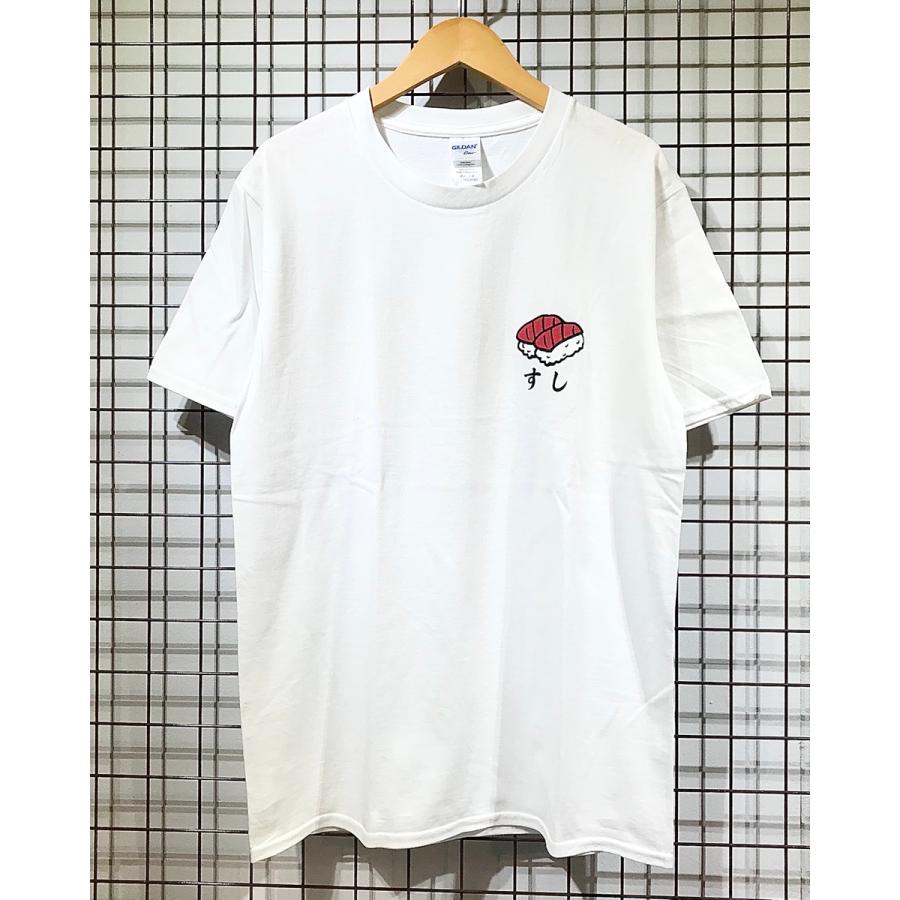 寿司 Tシャツふざけt バカt おもしろt 黒 ワンポイント マグロ 日本料理 江戸前 伝統的 食事 食べ物 Sushi Harajuku T Shirt 通販 Yahoo ショッピング