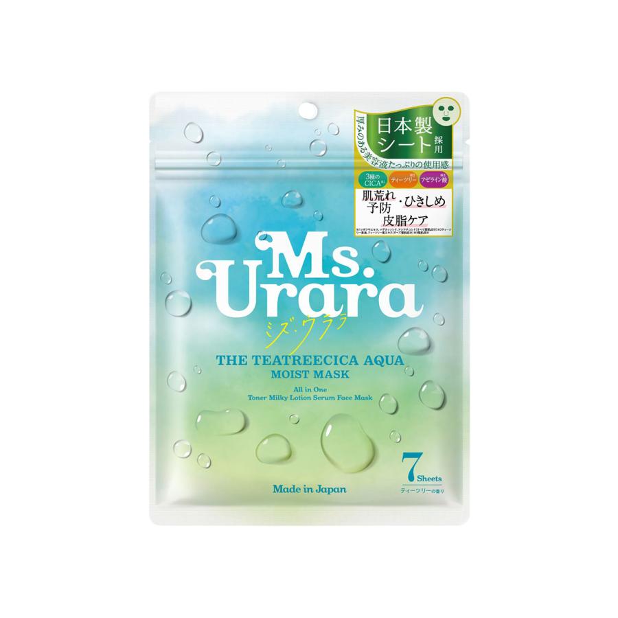 Ms.Urara ミズウララ ザ ティーツリーシカアクア モイストマスク 7枚入