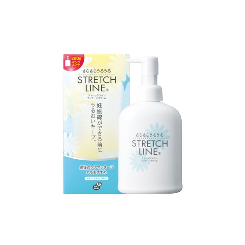ピップ ストレッチライン マッサージクリーム ポンプタイプ 260g