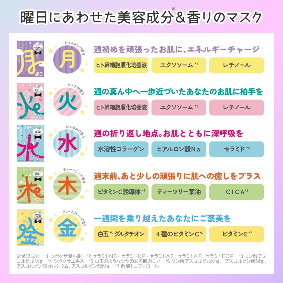 Daily Sparkle 水曜日マスク 25ml しっかり保湿 : Celule Online Shop