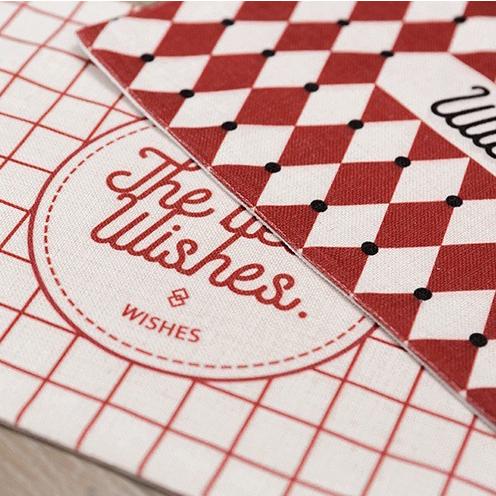 ランチョンマット 布 チェック 北欧 おしゃれ 可愛い 赤 リネン