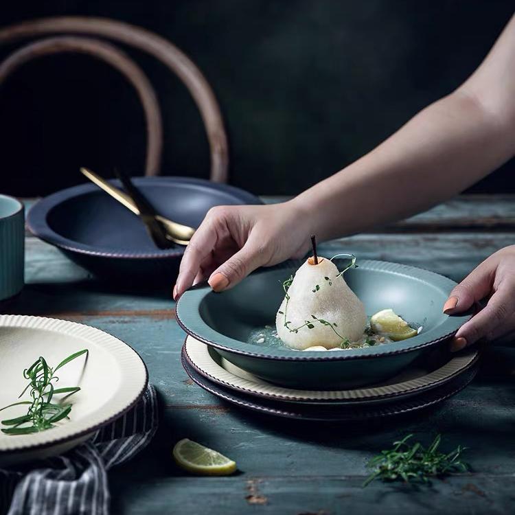 カレー皿 パスタ皿 シチュー皿 深皿 丸皿 中皿 プレート 陶器 おしゃれ 北欧 カフェ くすみ 食洗機 レンジ プレゼント ギフト 結婚祝 引越祝 Cn Cena瀬奈 通販 Yahoo ショッピング